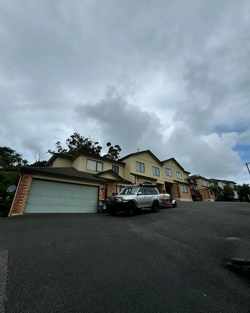 Professional driveway cleaning service