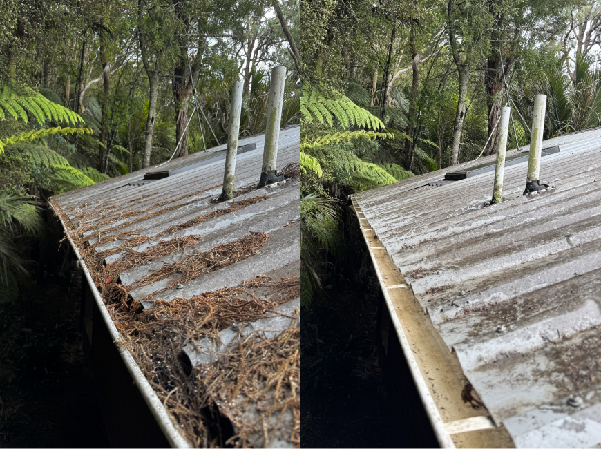 House with weather damage